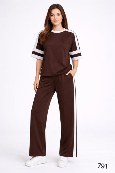 Костюм спорт Romeo life (42-56) 791 brown (лето)