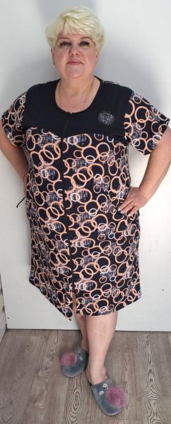 Халат Romeo life (52-62) 901 black (лето)