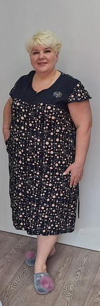 Халат Romeo life (52-62) 901 navy (лето)