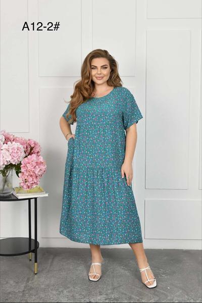 Платье Romeo life (58-62) A12-2 blue (лето)