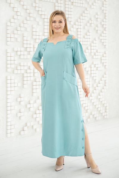 Платье Romeo life (48-56) RL1002 l.blue (лето)