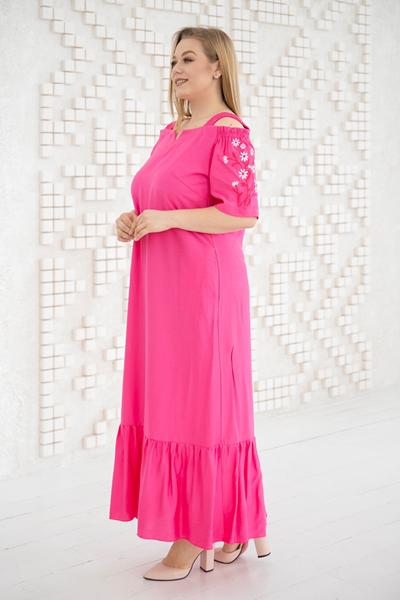 Платье Romeo life (50-58) RL1011 crimson (лето)