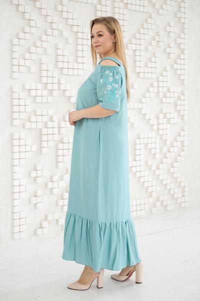 Платье Romeo life (50-58) RL1013 l.blue (лето)