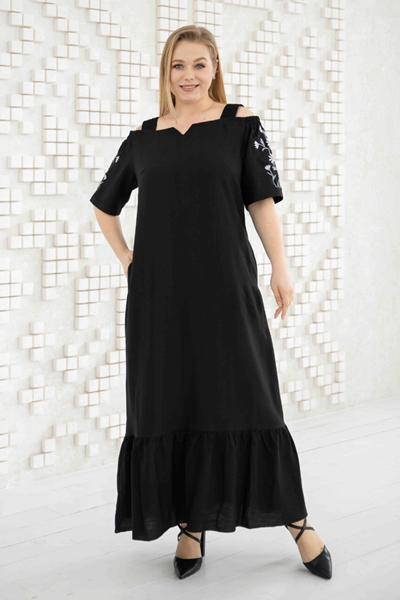 Платье Romeo life (50-58) RL1014 black (лето)