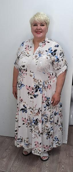 Платье Romeo life (56-60) RL1065 milk (лето)