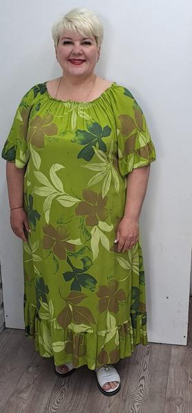 Платье Romeo life (54-60) RL1068 green (лето)