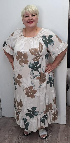 Платье Romeo life (54-60) RL1069 white (лето)