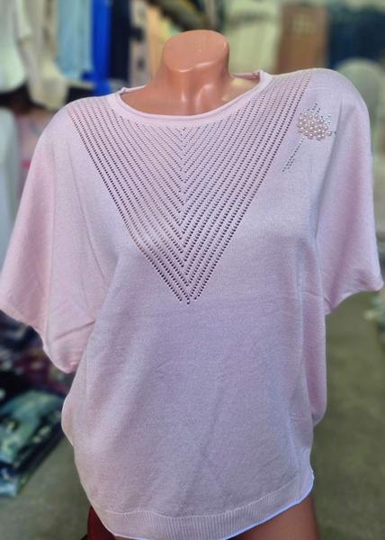 Футболка Julia (50-52) JL1007 pink (лето)