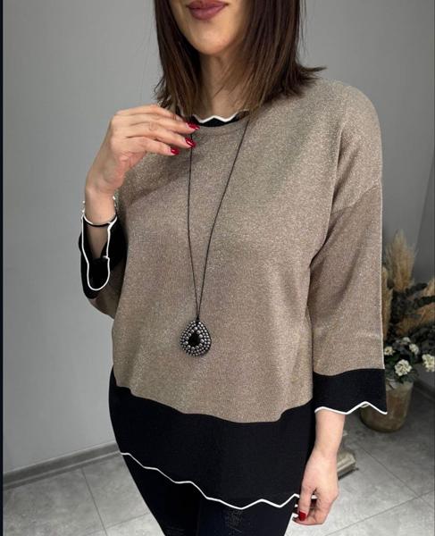 Свитер Julia (52-54) JL1008 beige (деми)