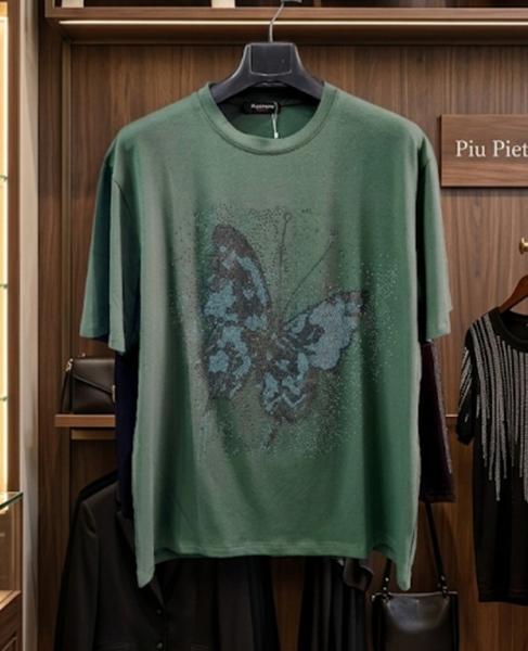 Футболка Julia (one size) JL1019 khaki (лето)