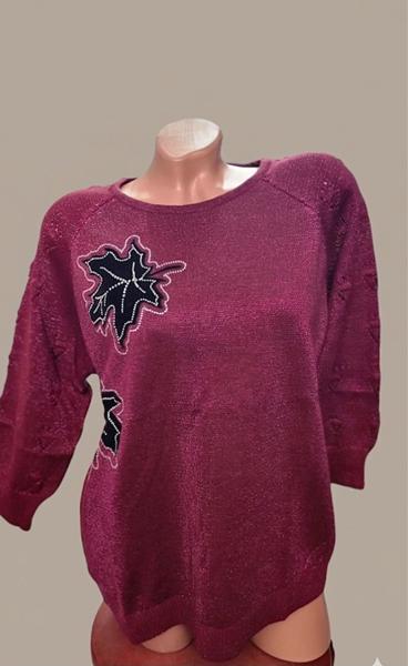 Свитер Julia (52-54) JL1021 wine (деми)