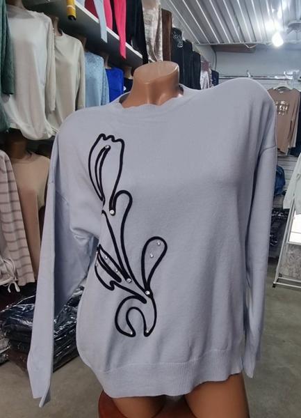 Свитер Julia (52-54) JL1036 l.blue (деми)