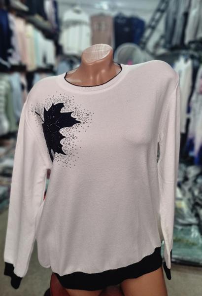 Свитер Julia (52-54) JL1044 white (деми)