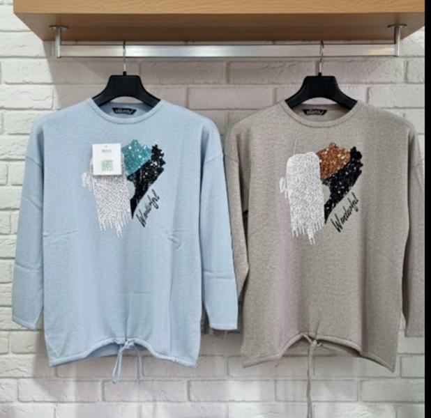 Свитер Julia (52-54) JL1048 l.blue (деми)