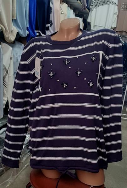 Свитер Julia (52-54) JL1056 navy (деми)