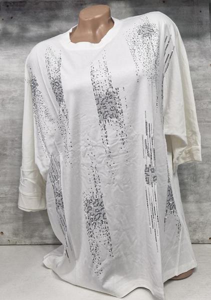 Футболка Julia (52-54) JL1103 white (лето)