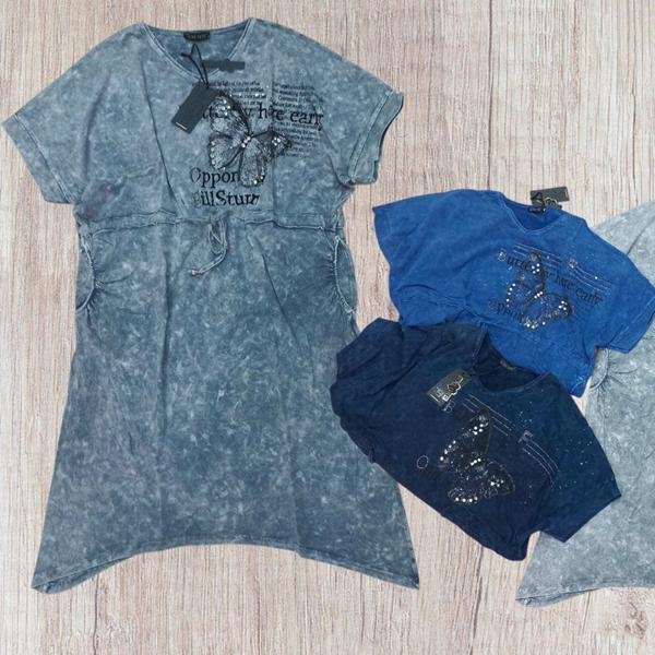 Платье Julia (52-54) JL1125 navy (лето)