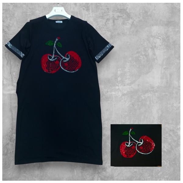 Платье Julia (52-54) JL1135 black (лето)