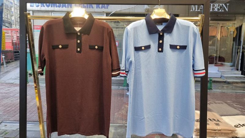 Футболка Julia (52-54) JL1145 l.blue (лето)