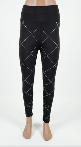 Лосины Julia (2XL-6XL) JL1157 black (деми)