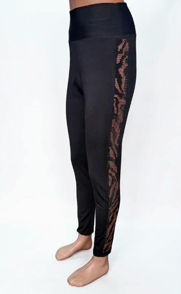 Лосины Julia (2XL-6XL) JL1159 black (деми)