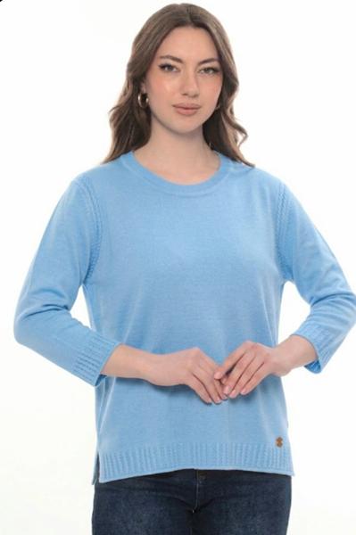 Свитер Julia (52-54) JL1170 l.blue (деми)