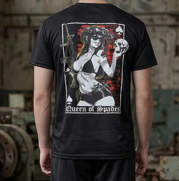 Футболка Madoka (M-3XL) 1376 black (лето)