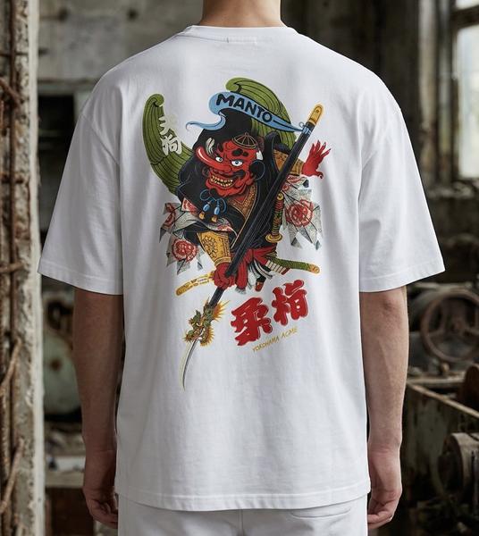 Футболка Madoka (M-3XL) 1394 white (лето)