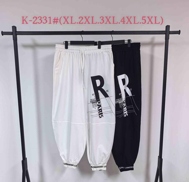 Штаны спорт Saint Wish (XL-5XL) 2331 white (деми)