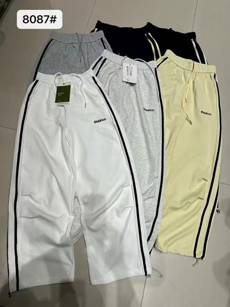 Штаны спорт Saint Wish (S-XL) 8087 white (деми)