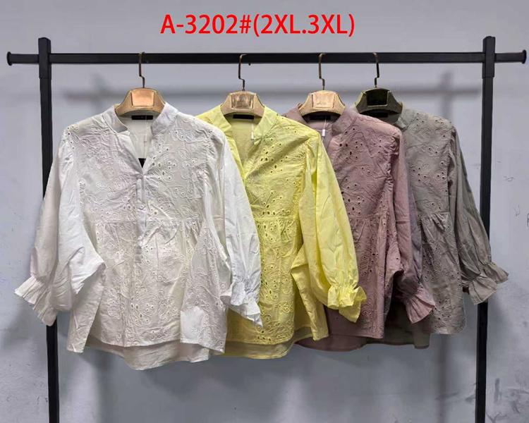 Блузка Saint Wish (2XL-3XL) A3202 mix (деми)