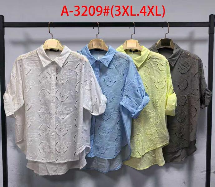 Рубашка Saint Wish (3XL-4XL) A3209 mix (лето)