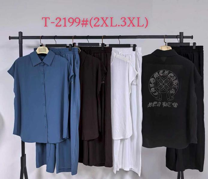 Костюм Saint Wish (2XL-3XL) T2199 mix (лето)