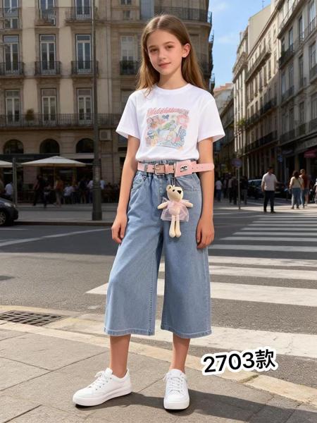 Бриджи ChicWear (27-32) 2703 l.blue (лето)