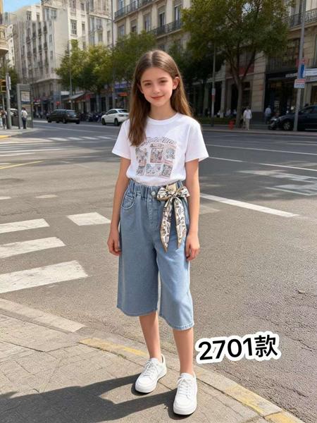 Бриджи ChicWear (27-32) 2701 l.blue (лето)