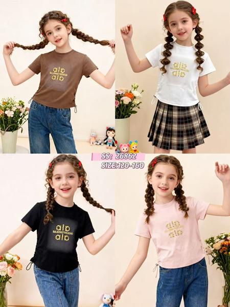 Футболка ChicWear (120-160) 26862 brown (лето)