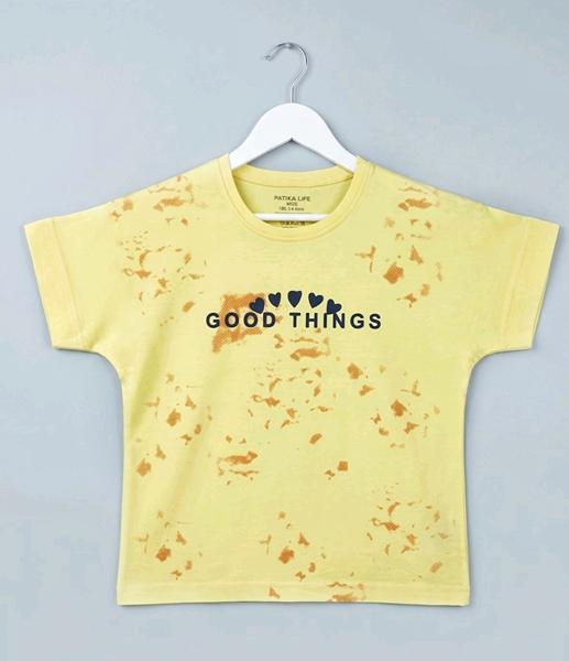 Футболка Dino (8-14) DN413 yellow (лето)