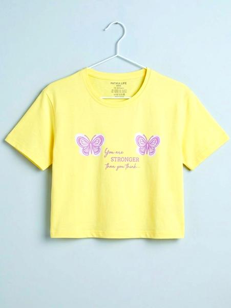 Футболка Dino (8-14) DN418 yellow (лето)