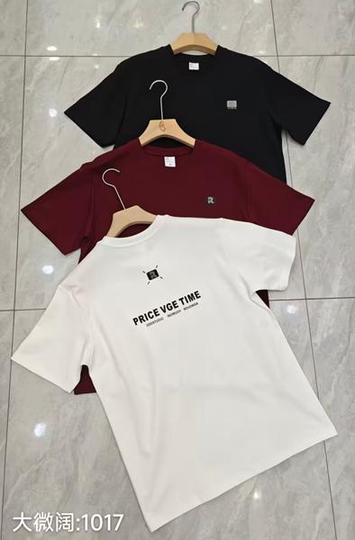 Футболка F.T.H (M-2XL) 1017 wine (лето)