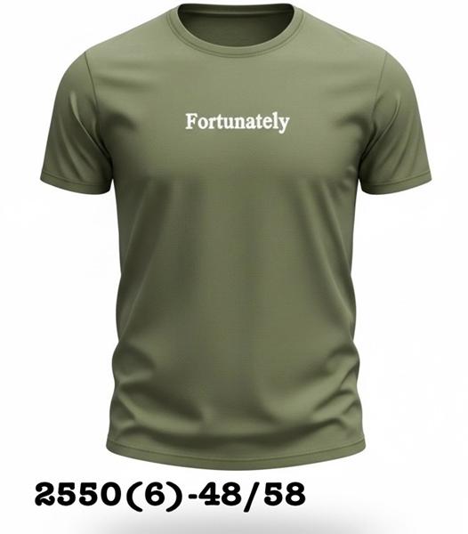 Футболка LiOpt (48-58) 2550-6 khaki (лето)