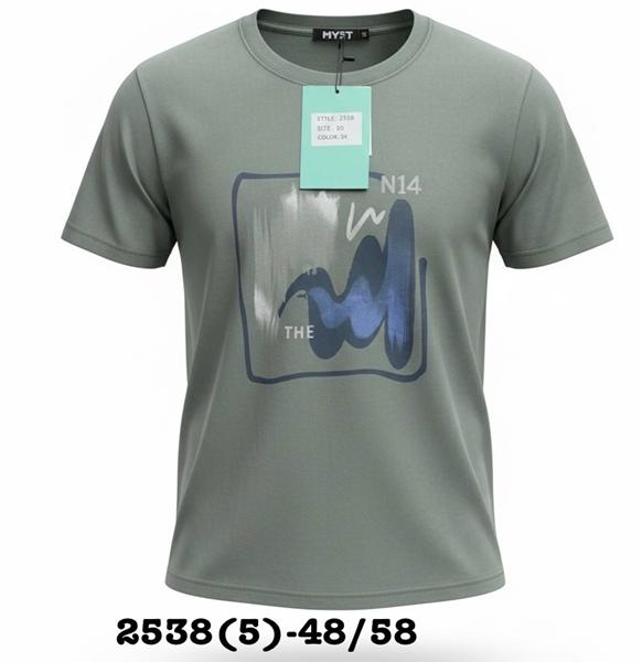 Футболка LiOpt (48-58) 2538-5 grey (лето)