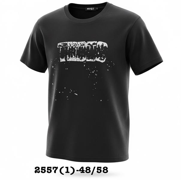 Футболка LiOpt (48-58) 2557-1 black (лето)