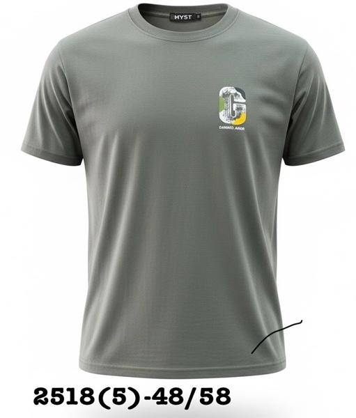 Футболка LiOpt (48-58) 2518-5 grey (лето)