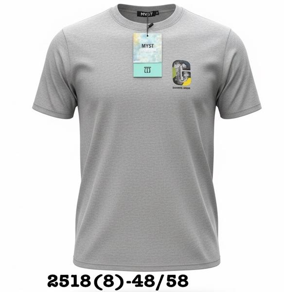 Футболка LiOpt (48-58) 2518-8 grey (лето)