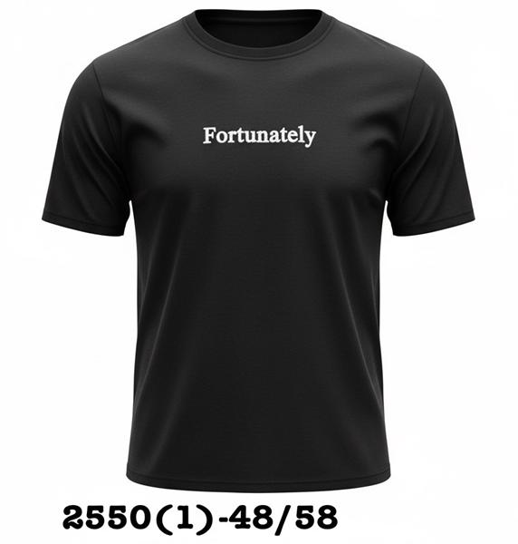 Футболка LiOpt (48-58) 2550-1 black (лето)