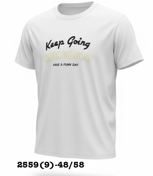 Футболка LiOpt (48-58) 2559-9 white (лето)