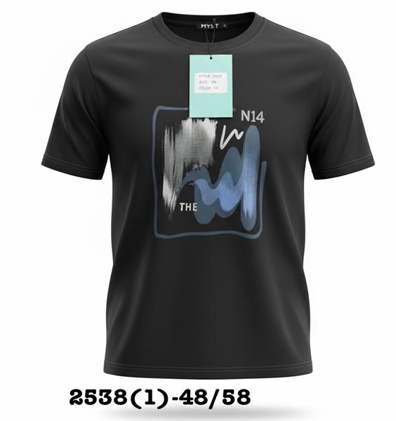 Футболка LiOpt (48-58) 2538-1 black (лето)