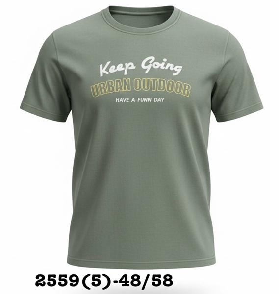 Футболка LiOpt (48-58) 2559-5 olive (лето)