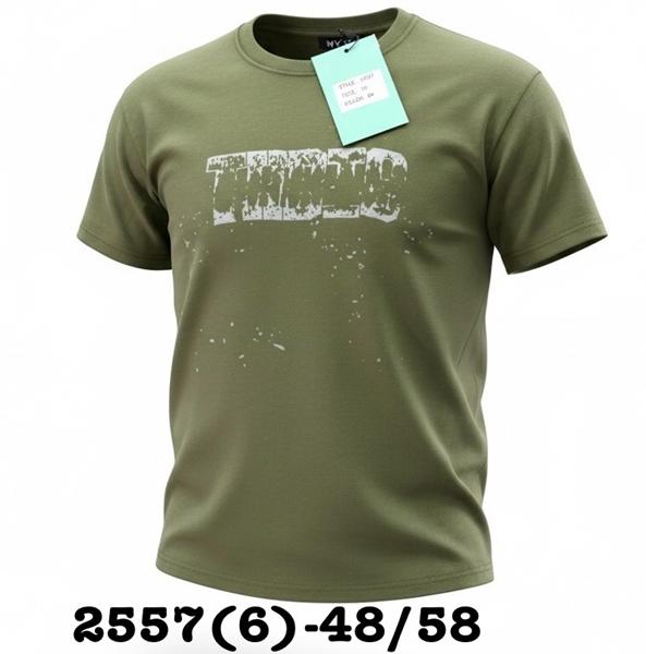 Футболка LiOpt (48-58) 2557-6 khaki (лето)