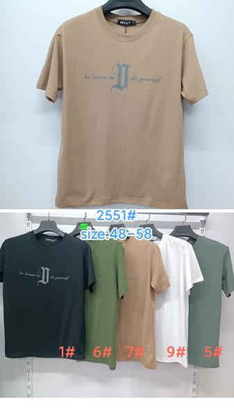 Футболка LiOpt (48-58) 2551-5 olive (лето)